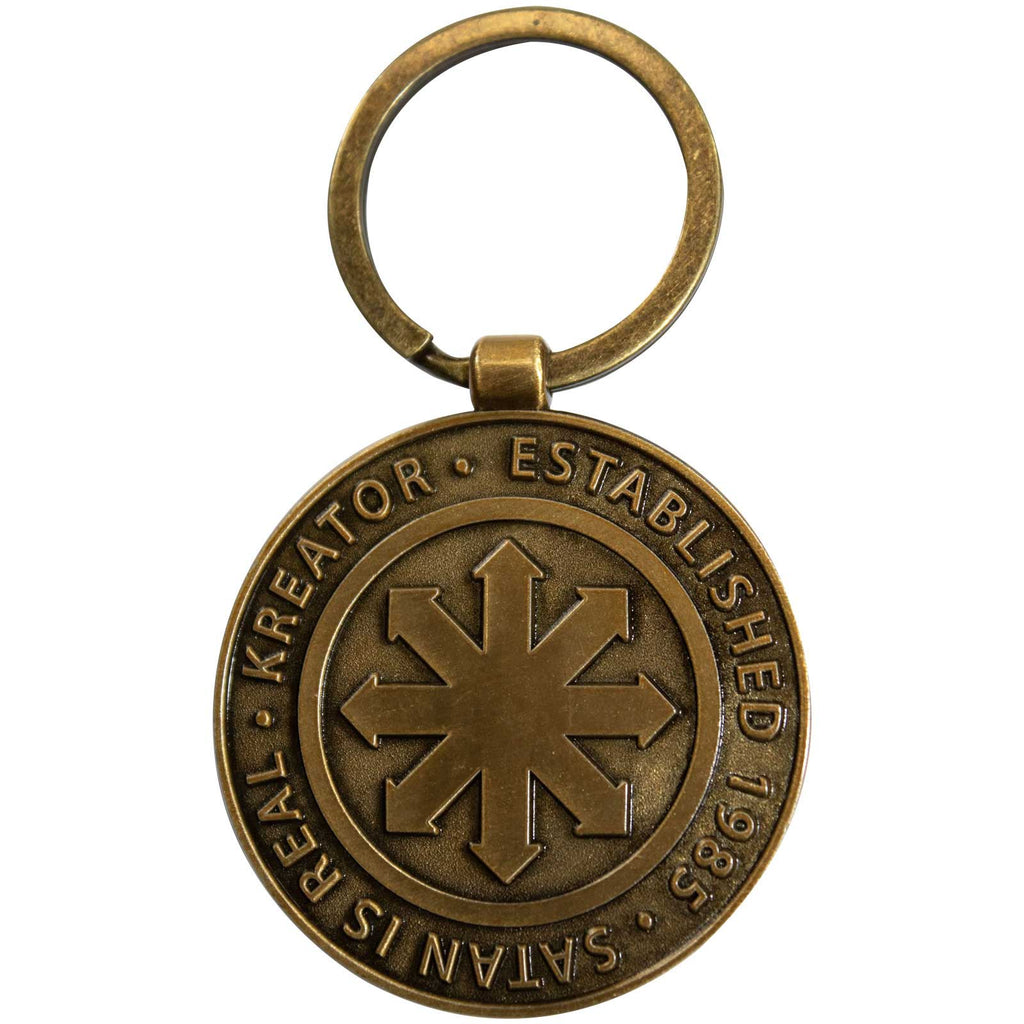 Kreator Keychain: Satan Is Real Emblem (Double Sided)