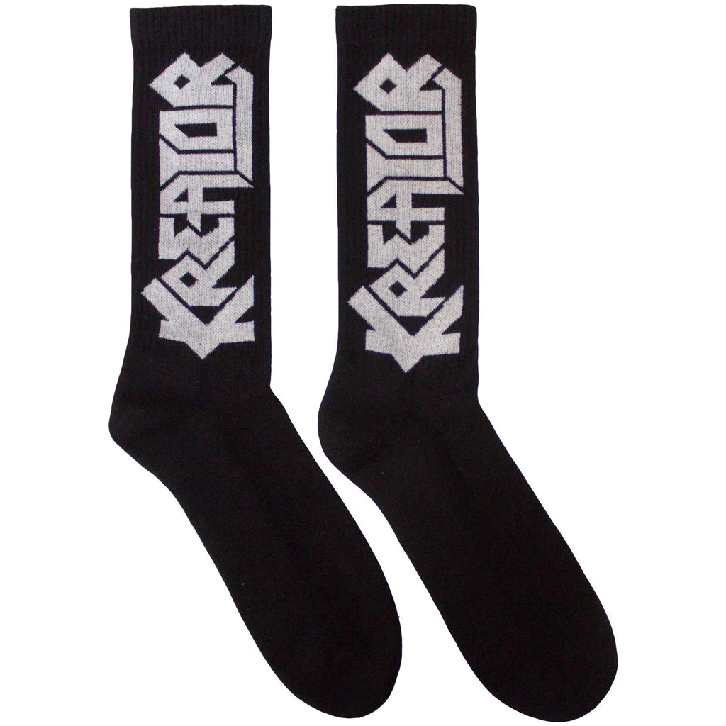 Kreator Unisex Terry Socks: Logo (Black)