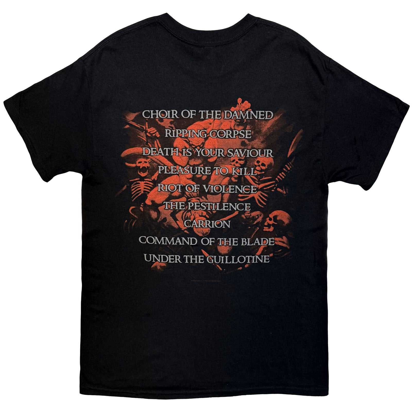Kreator Unisex T-Shirt: Pleasure To Kill (Black) (Back Print)