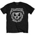 Killswitch Engage Unisex T-Shirt: Skull Spraypaint (Black)