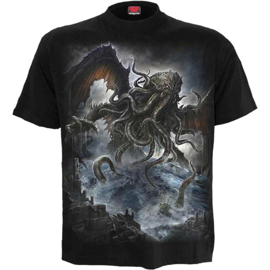 Spiral Unisex T-Shirt: Cthulhu (Black)