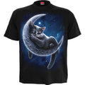 Spiral Unisex T-Shirt: Velvet Moon (Black)