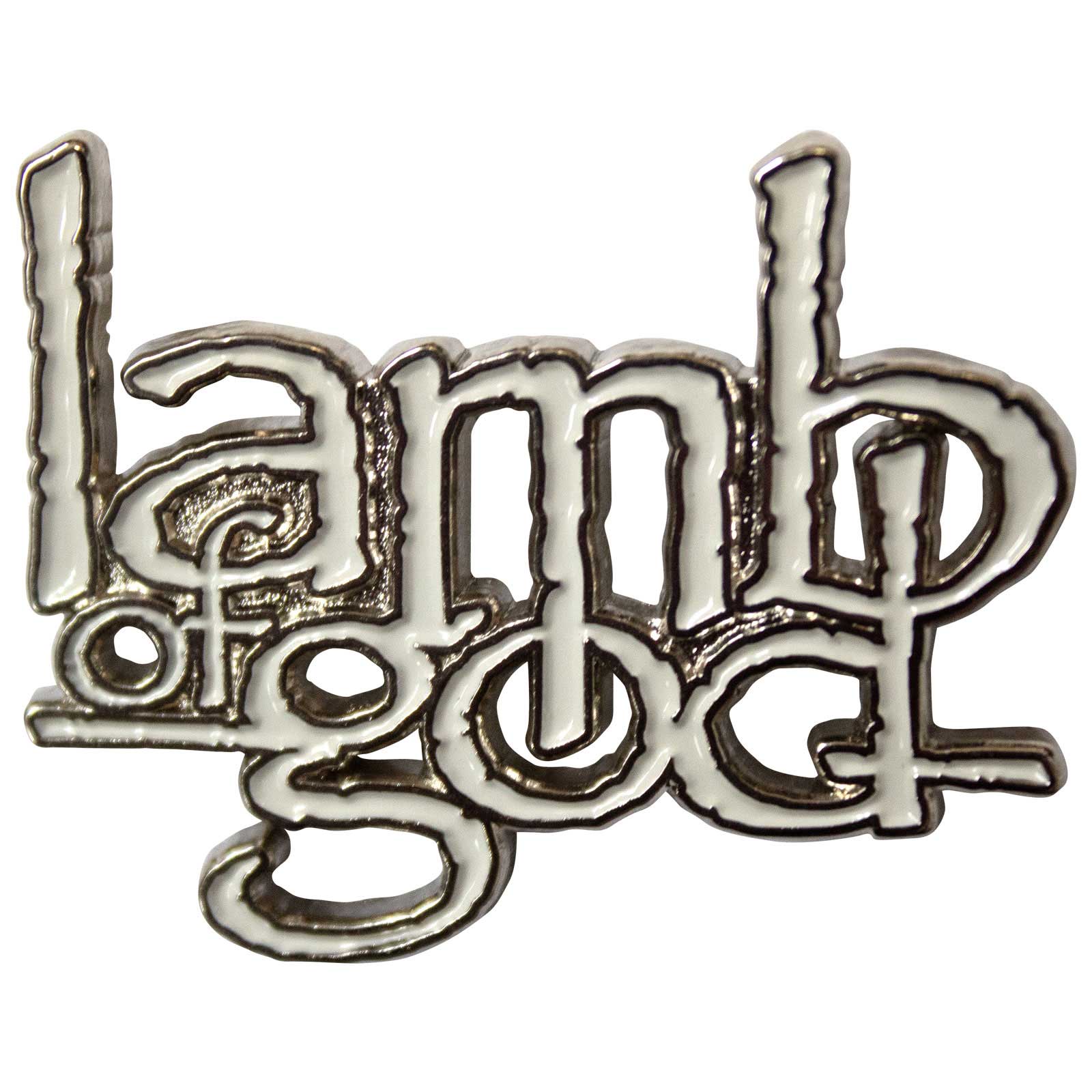 Lamb Of God Pin Badge: Logo