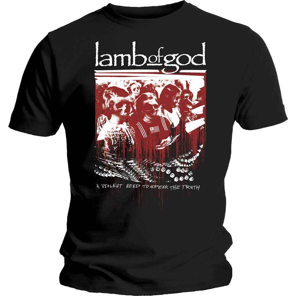 Lamb Of God Unisex T-Shirt: Enough is Enough (Black)