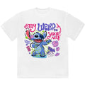 Disney Unisex T-Shirt: Lilo & Stitch - Stay Weird To Yourself (White)