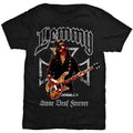 Lemmy Unisex T-Shirt: Iron Cross Stone Deaf Forever (Black)