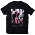 The Libertines Unisex T-Shirt: Time For Heroes Flag (Black)