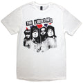 The Libertines Unisex T-Shirt: RIP Flag Xerox (White)