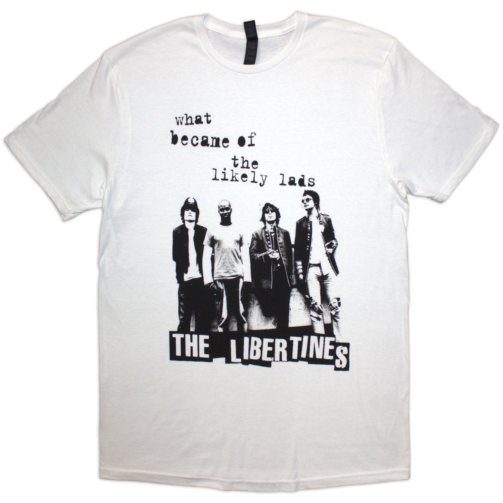 The Libertines Unisex T-Shirt: What Became Of The Likely Lads (White)