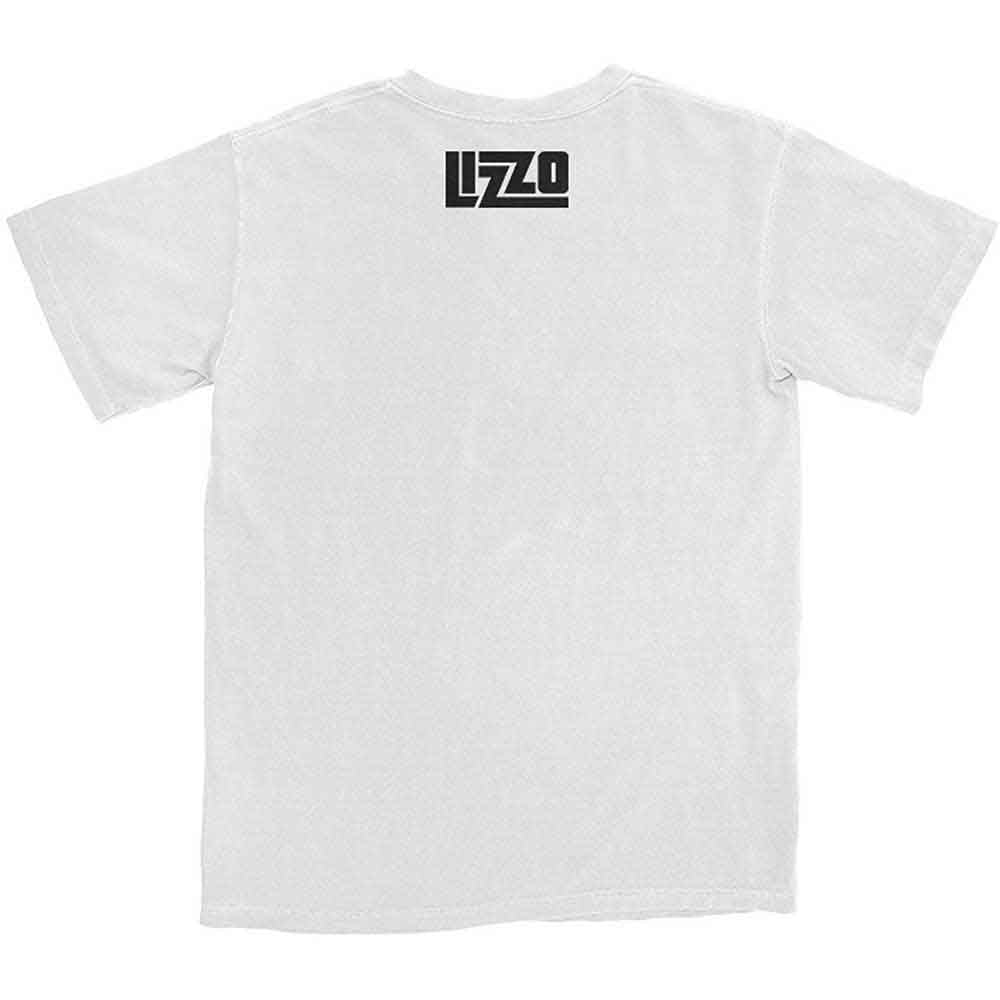 Lizzo Unisex T-Shirt: Arch (White) (Back Print)