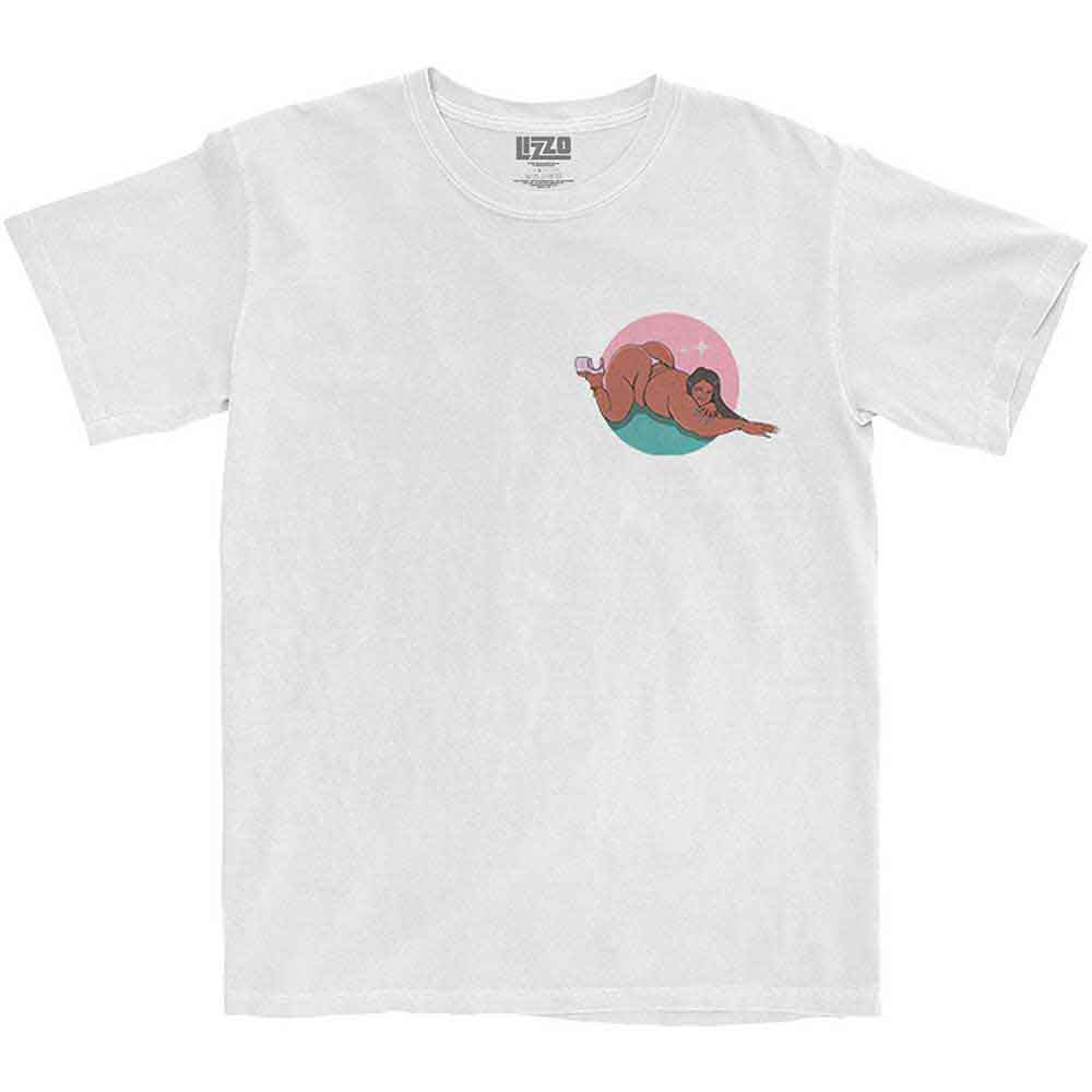 Lizzo Unisex T-Shirt: Arch (White) (Back Print)