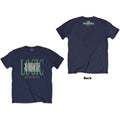 Logic Unisex T-Shirt: Wavy (Navy Blue) (Back Print)