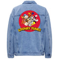 Looney Tunes Unisex Denim Jacket: Group Bullseye Washed (Denim Blue) (Back Only)