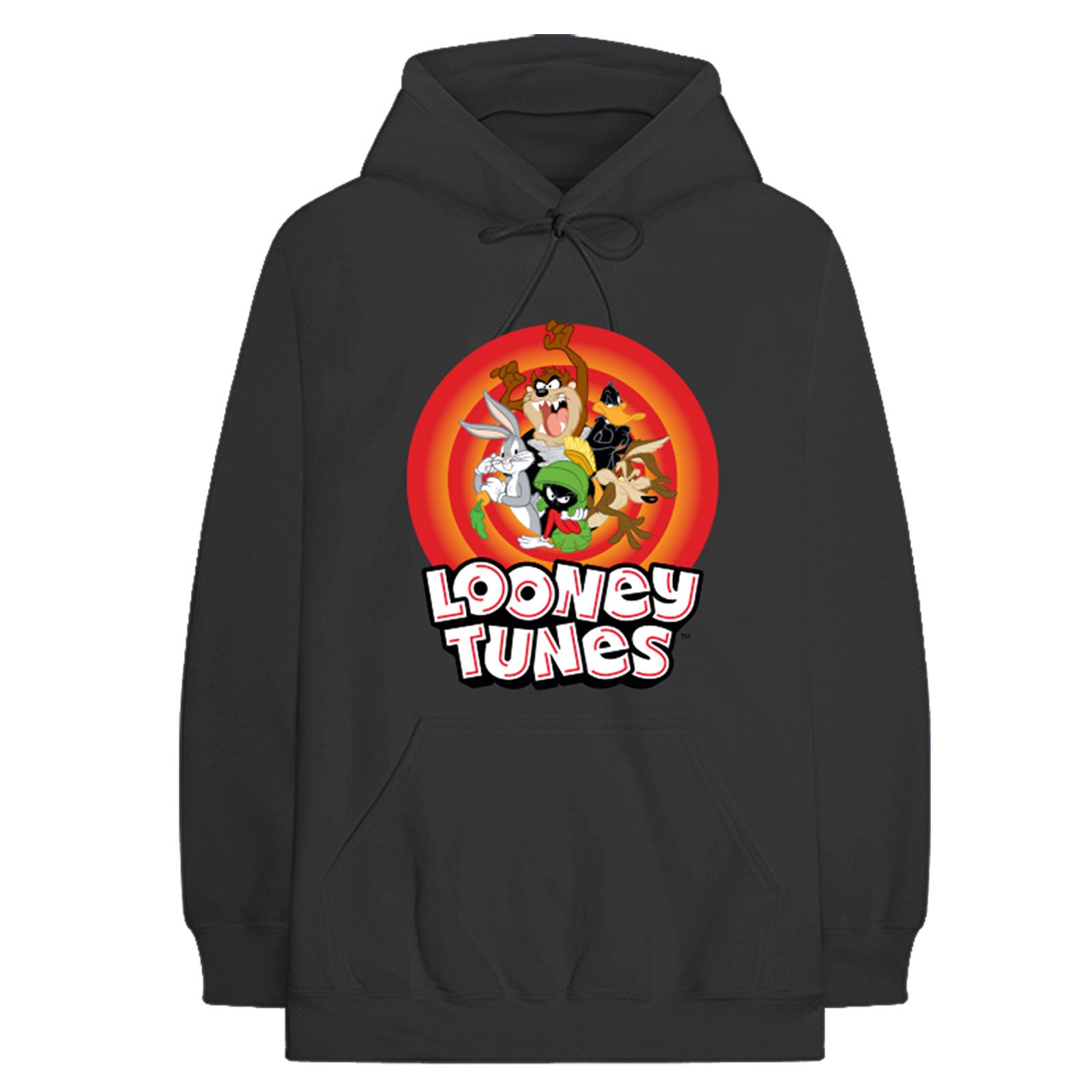 Looney Tunes Unisex Pullover Hoodie: Group Bullseye (Black)