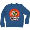 Looney Tunes Unisex Sweatshirt: Group Bullseye (Navy Blue)