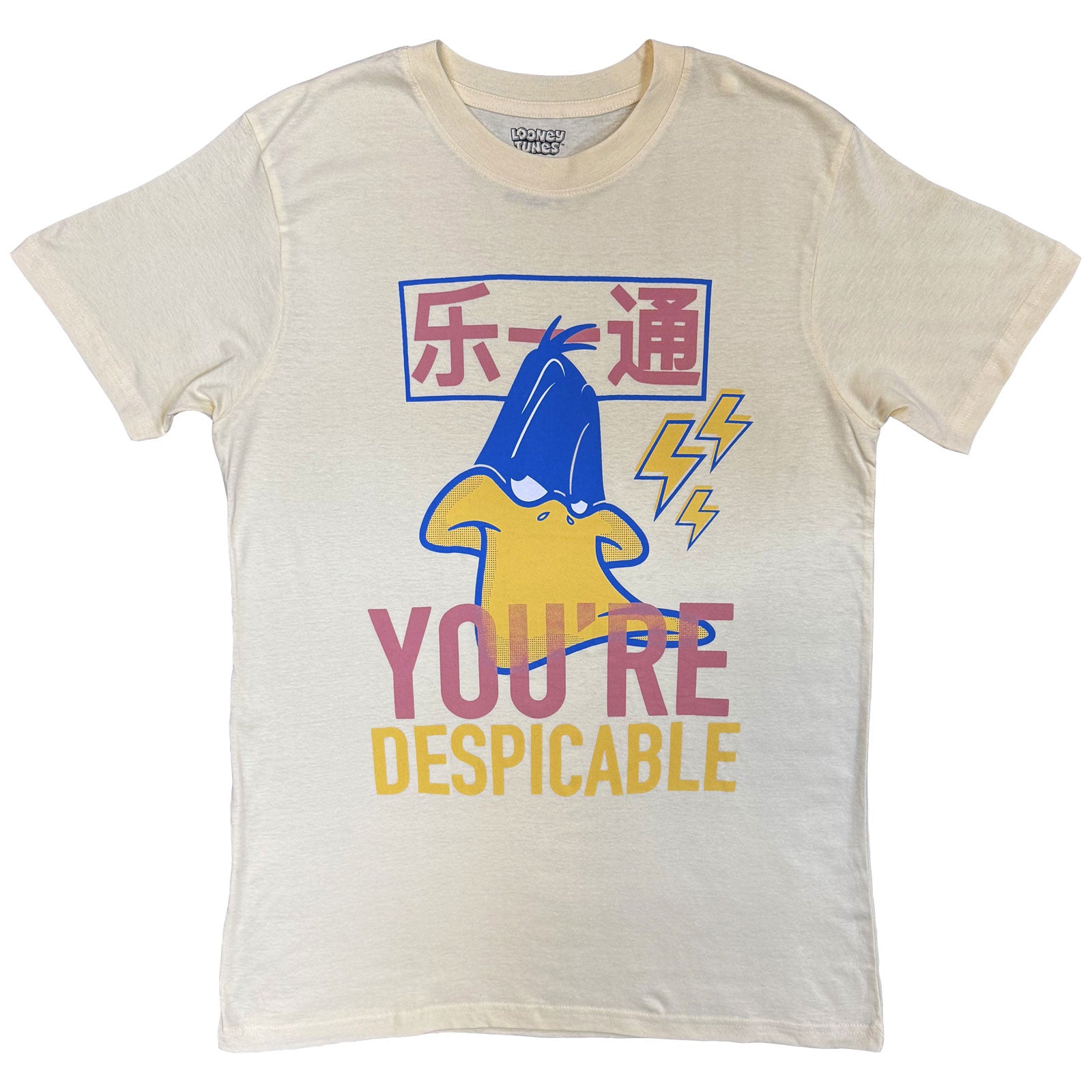 Looney Tunes Unisex T-Shirt: You're Despicable Japanese (Natural)