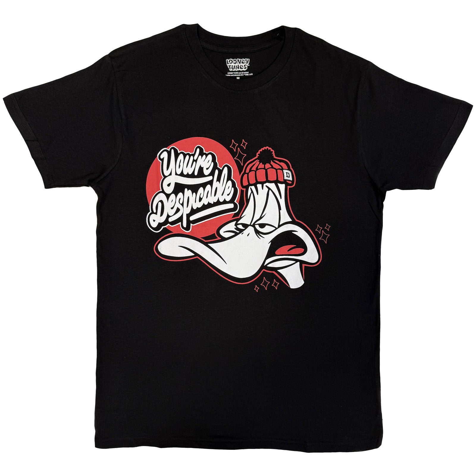 Looney Tunes Unisex T-Shirt: You're Despicable (Black)