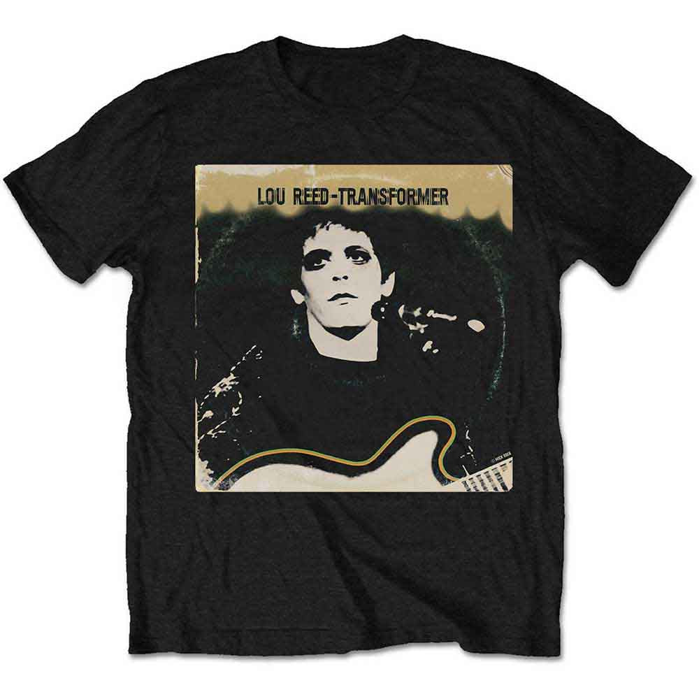 Lou Reed Unisex T-Shirt: Transformer Vintage Cover (Black)