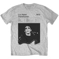 Lou Reed Unisex T-Shirt: Transformer Track List (Marl Grey)