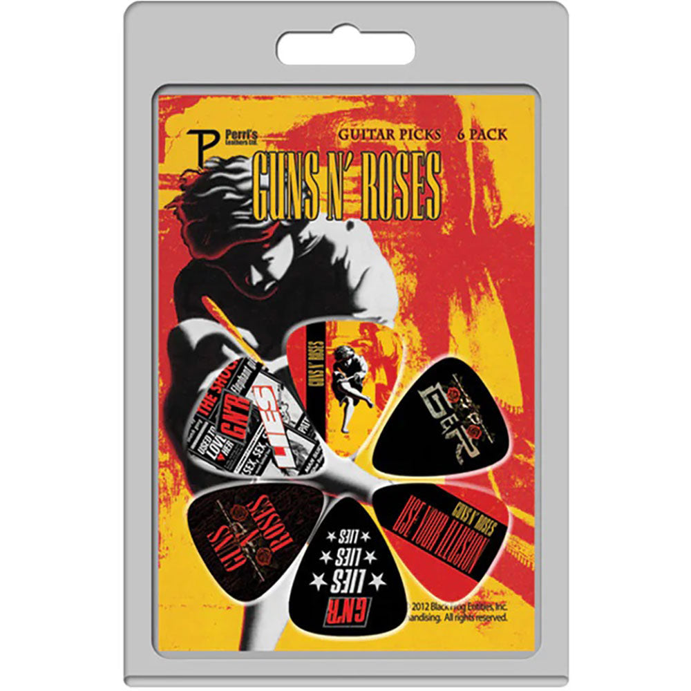 Guns N' Roses  Plectrum Pack: Album Covers 6-Pack (Multicolour)