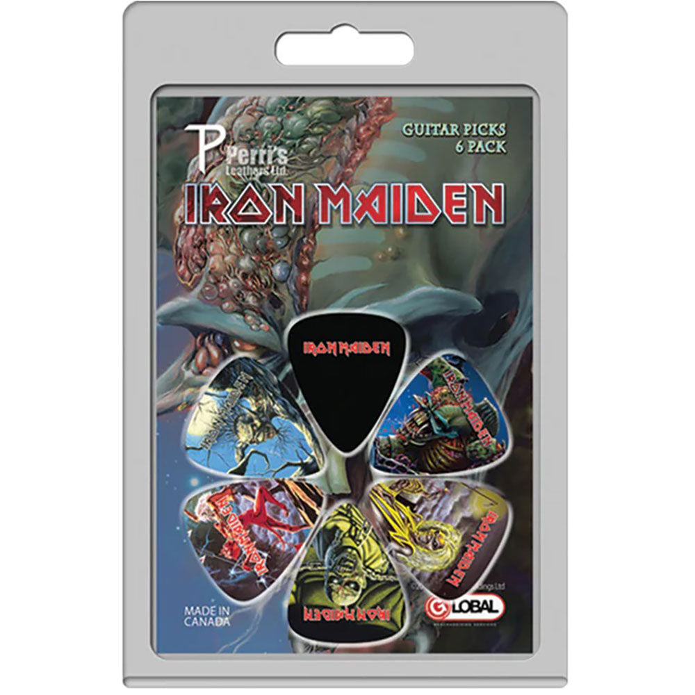Iron Maiden  Plectrum Pack: Album Covers 6-Pack (Multicolour)