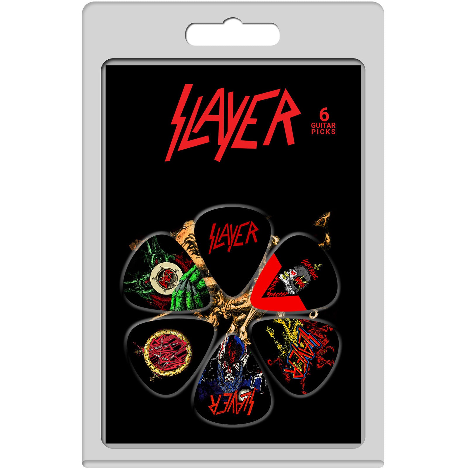 Slayer  Plectrum Pack: Album Covers 6-Pack (Multicolour)