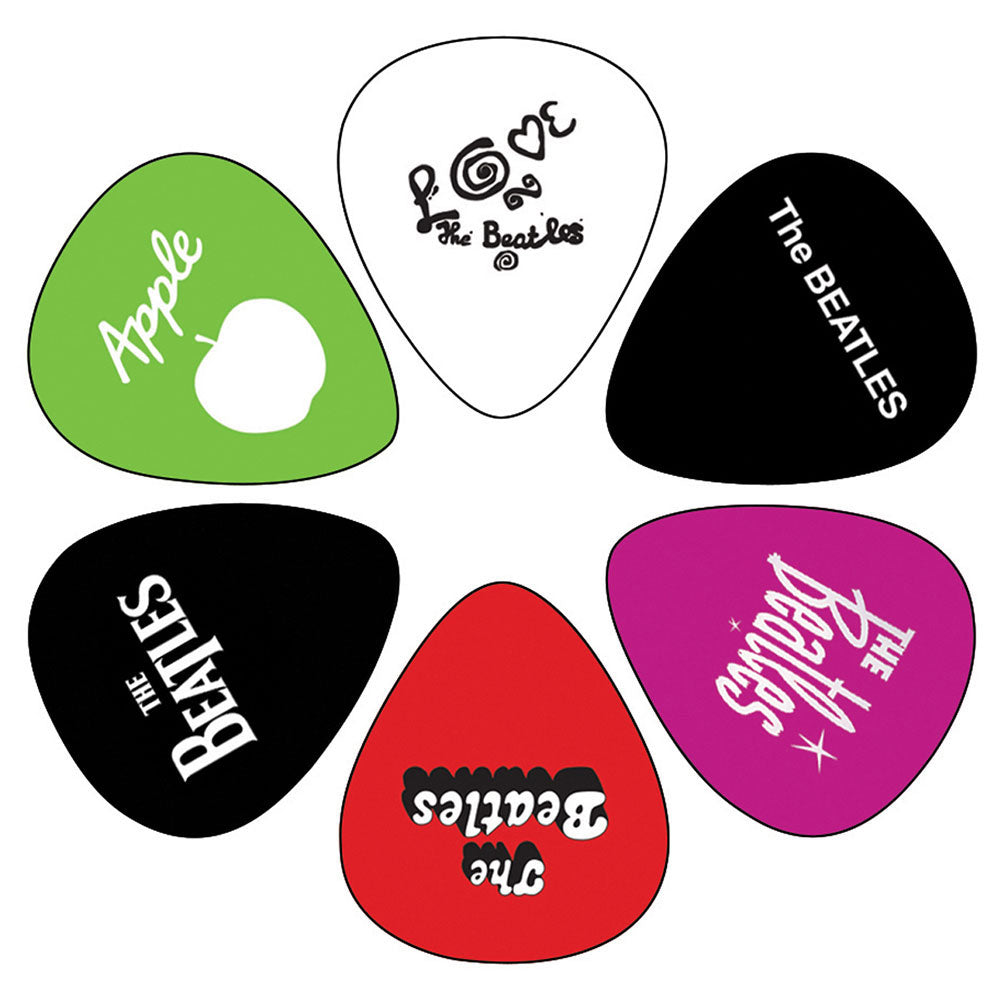 The Beatles Plectrum Pack: Logos 6-Pack