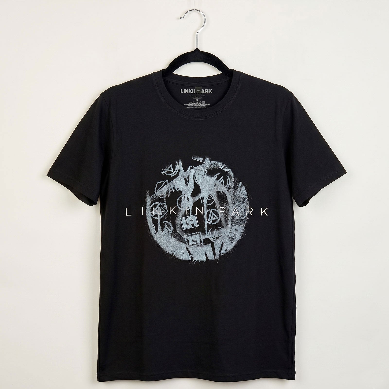 Linkin Park Unisex Premium Carbon T-Shirt: Logo Blur (Black)