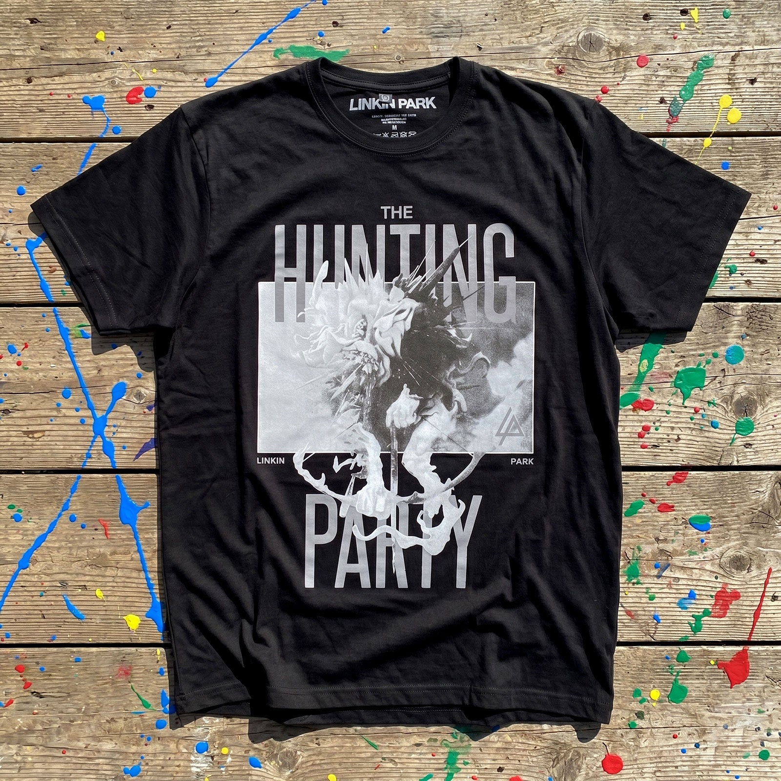 Linkin Park Unisex Premium Carbon T-Shirt: Hunting Party (Black)