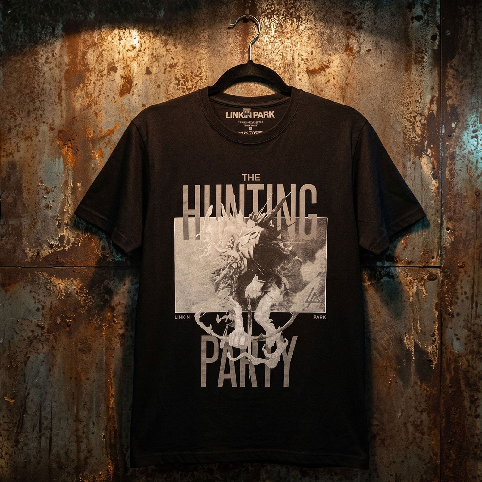 Linkin Park Unisex Premium Carbon T-Shirt: Hunting Party (Black)
