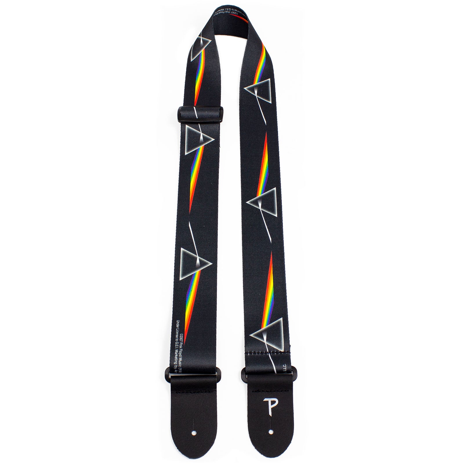 Pink Floyd  Guitar Strap (Poly): Dark Side of the Moon (Black)