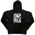 Linkin Park Unisex Pullover Hoodie: Logos Rectangle (Black)