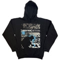 Linkin Park Unisex Pullover Hoodie: Meteora Drip Collage (Black)
