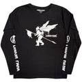 Linkin Park Unisex 2 In 1 Layered Long Sleeve T-Shirt: Street Soldier (Black) (Sleeve Print)
