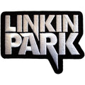Linkin Park Standard Patch: White Logo (Black)