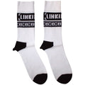 Linkin Park Unisex Ankle Socks: LP Repeat (White) (UK Size 7 - 11)