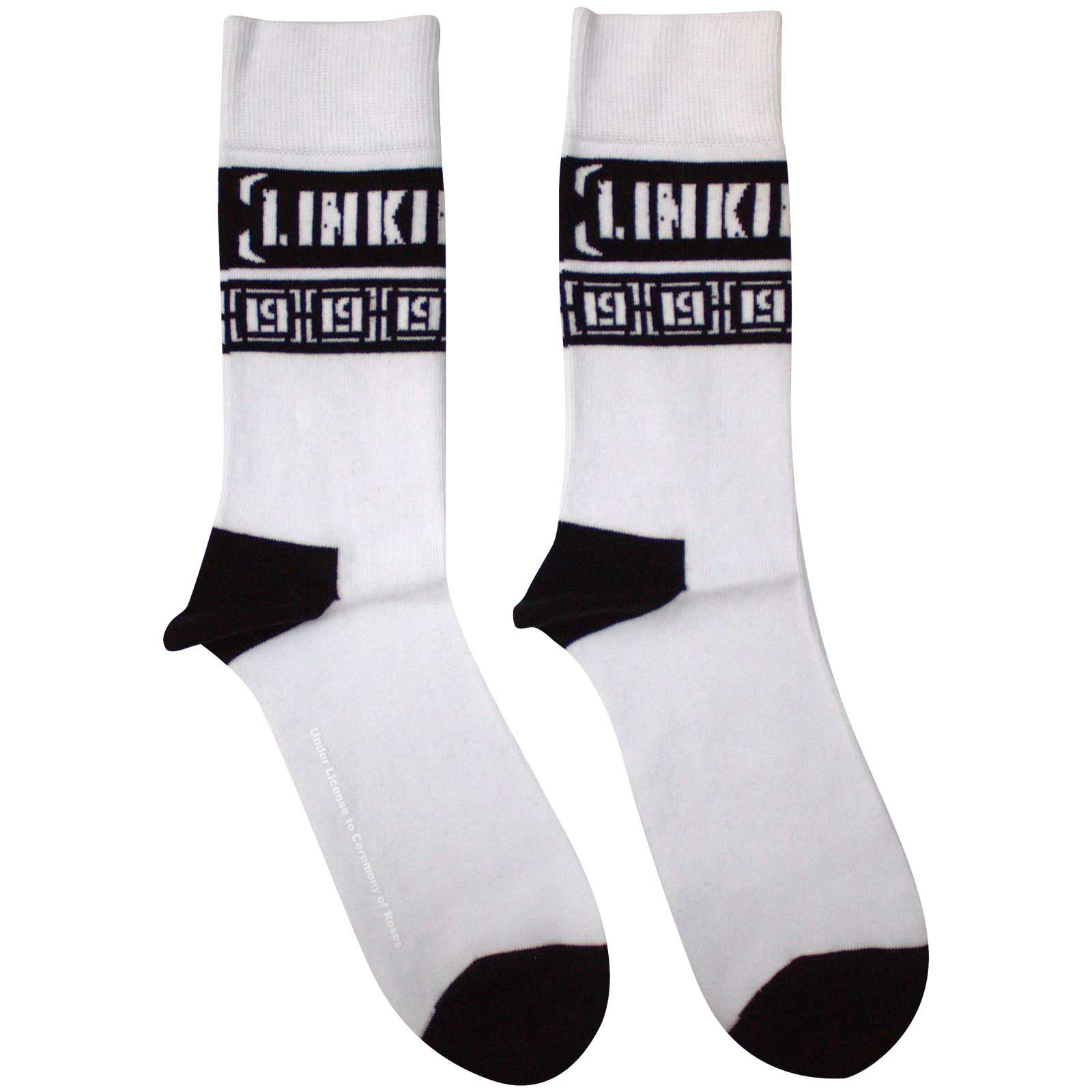 Linkin Park Unisex Ankle Socks: LP Repeat (White) (UK Size 7 - 11)