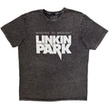 Linkin Park Unisex Stone Wash T-Shirt: Minutes To Midnight (Charcoal Grey)