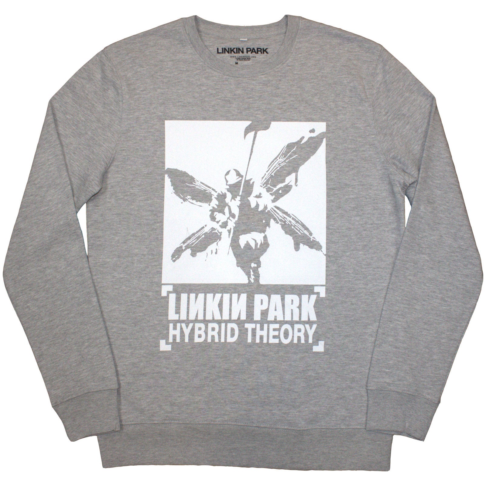 Linkin Park Unisex Sweatshirt: Soldier Hybrid Theory (Grey)