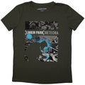 Linkin Park Ladies T-Shirt: Meteora Drip Collage (Green)