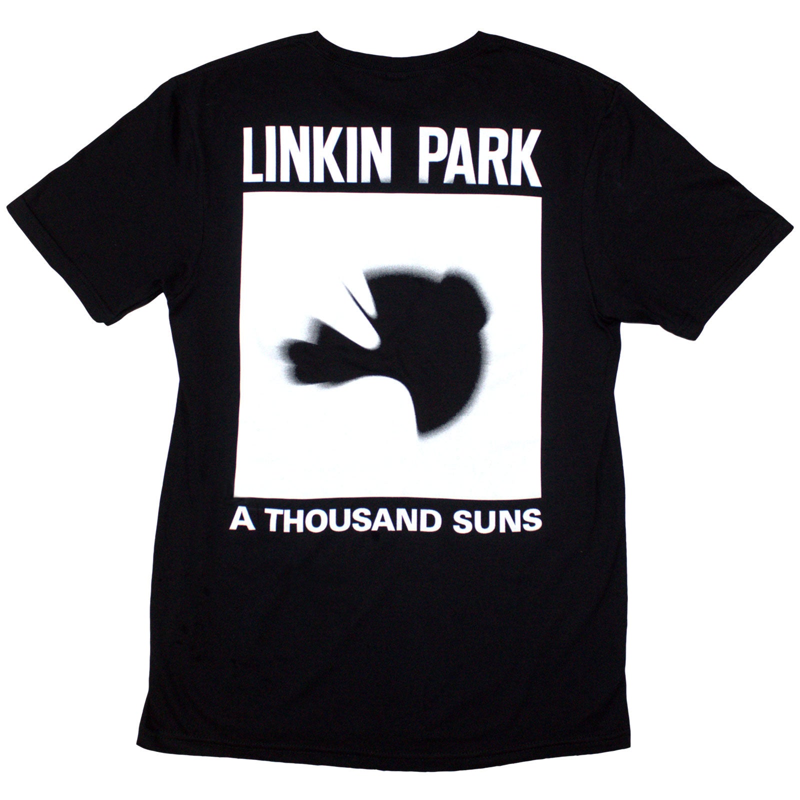 Linkin Park Unisex T-Shirt: A Thousand Suns (Black) (Back Print)