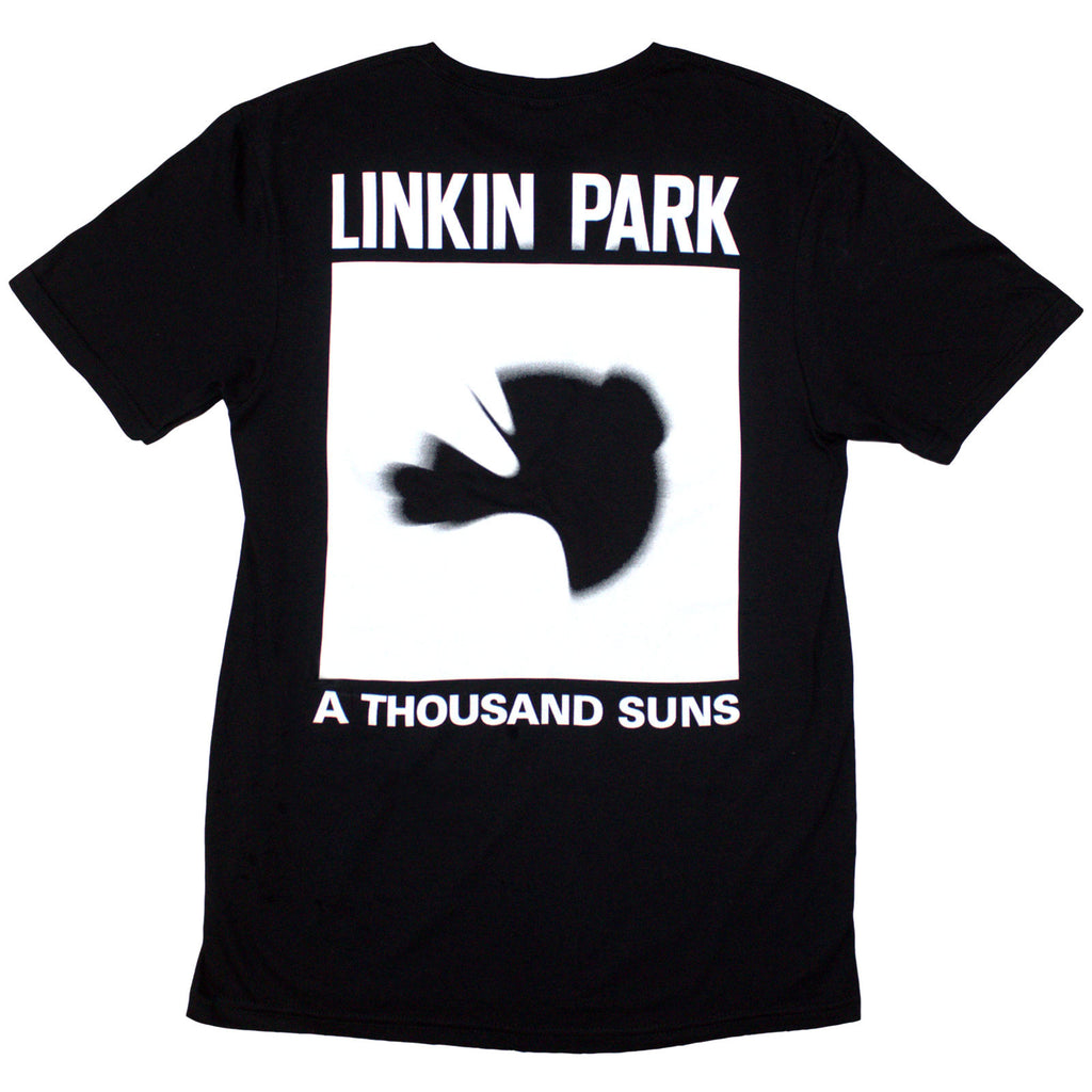 Linkin Park Unisex T-Shirt: A Thousand Suns (Black) (Back Print)