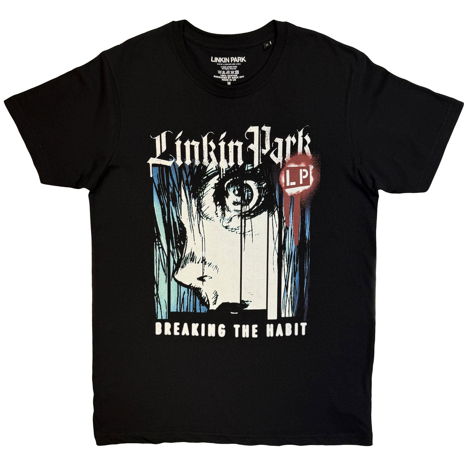 Linkin Park Unisex T-Shirt: Face (Black)