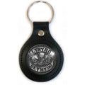 Lynyrd Skynyrd Leather Keychain: Biker Logo (Leather Fob)