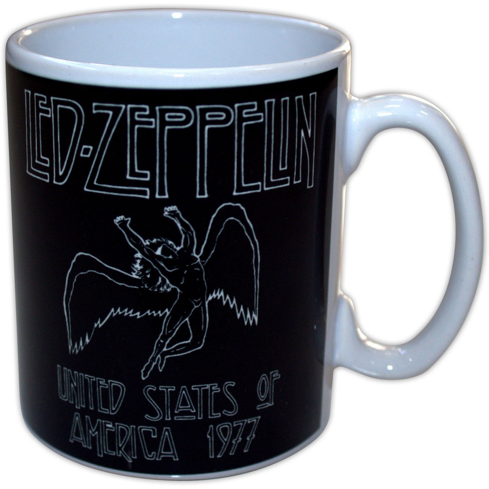 Led Zeppelin Unboxed Mug: 77 USA Tour (White)