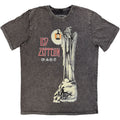 Led Zeppelin Unisex Stone Wash T-Shirt: Hermit (Charcoal Grey)