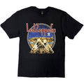 Led Zeppelin Unisex T-Shirt: LZII Searchlights (Black)