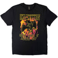 Led Zeppelin Unisex T-Shirt: Black Flames (Black)