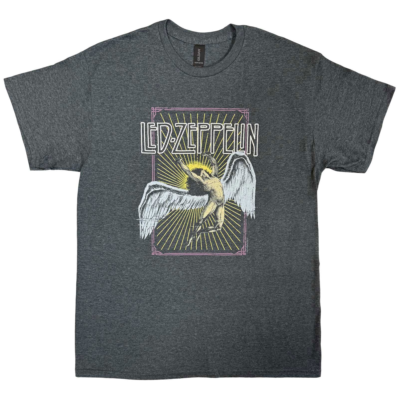 Led Zeppelin Unisex T-Shirt: Icarus (Dark Heather Grey)