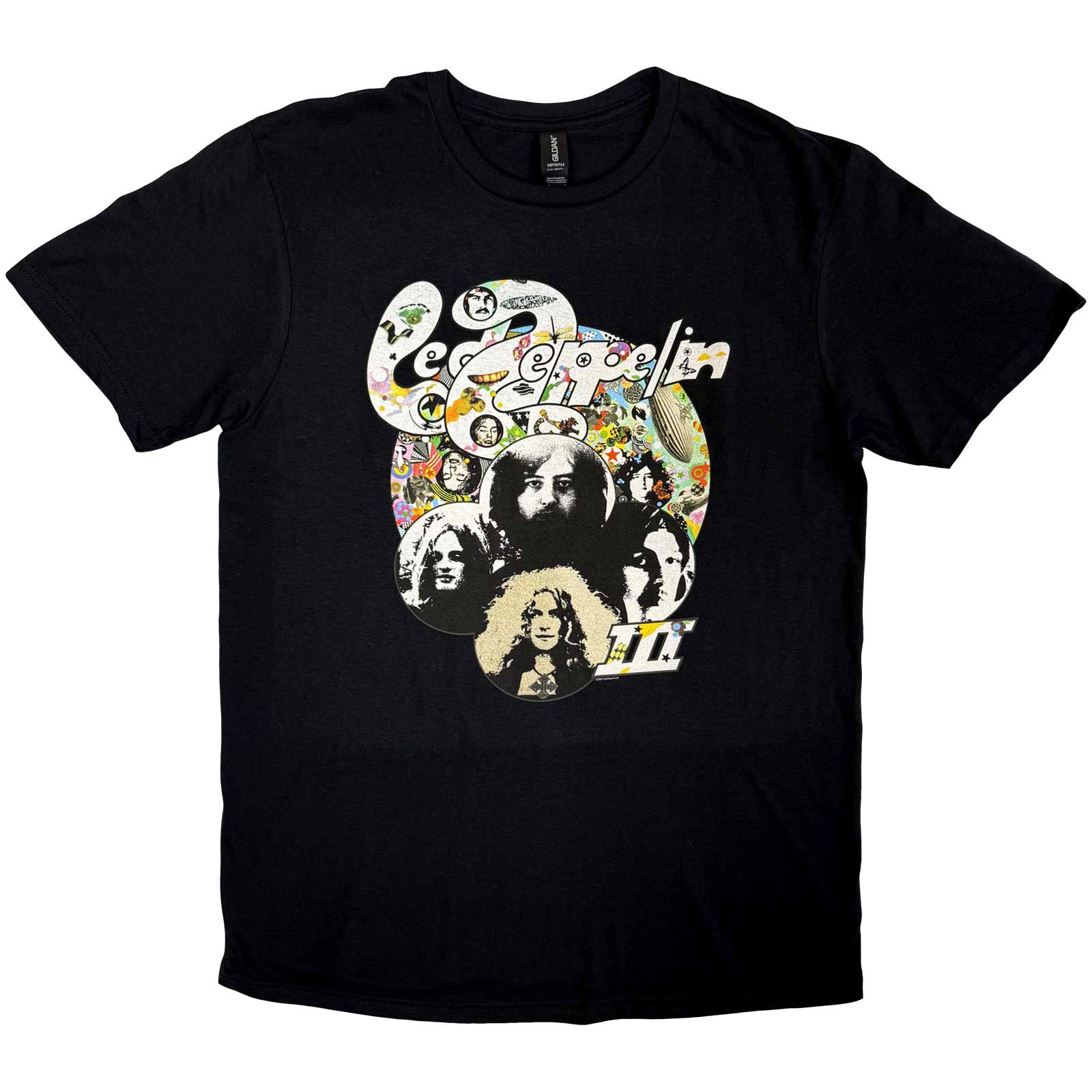 Led Zeppelin Unisex T-Shirt: Photo III (Black)